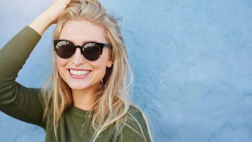 woman with a bright smile in fort lauderdale